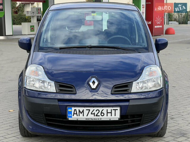 Рено Модус 2010 в Житомире на Automoto.ua Синий Рено Модус, объемом двигателя 1.6 л и пробегом 204 тыс. км за 6599 $, фото 1 на Automoto.ua