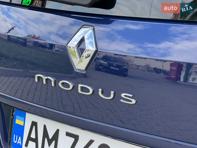 Рено Модус 2010 в Житомире на Automoto.ua Синий Рено Модус, объемом двигателя 1.6 л и пробегом 204 тыс. км за 6599 $, фото 12 на Automoto.ua