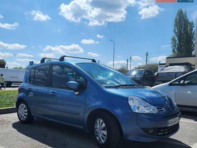 Синий Рено Модус, объемом двигателя 1.25 л и пробегом 225 тыс. км за 5100 $, фото 2 на Automoto.ua