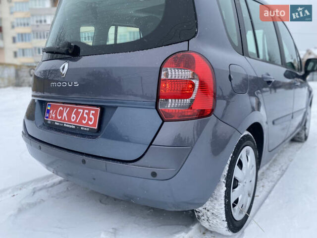 Синий Рено Модус, объемом двигателя 1.6 л и пробегом 213 тыс. км за 6900 $, фото 12 на Automoto.ua