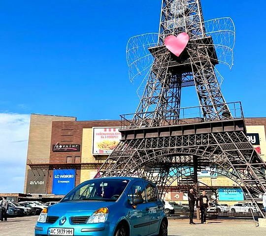 Синий Рено Модус, объемом двигателя 1.6 л и пробегом 135 тыс. км за 3700 $, фото 11 на Automoto.ua