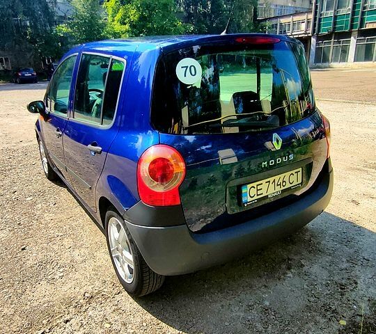 Синій Рено Модус, об'ємом двигуна 1.1 л та пробігом 223 тис. км за 4150 $, фото 3 на Automoto.ua