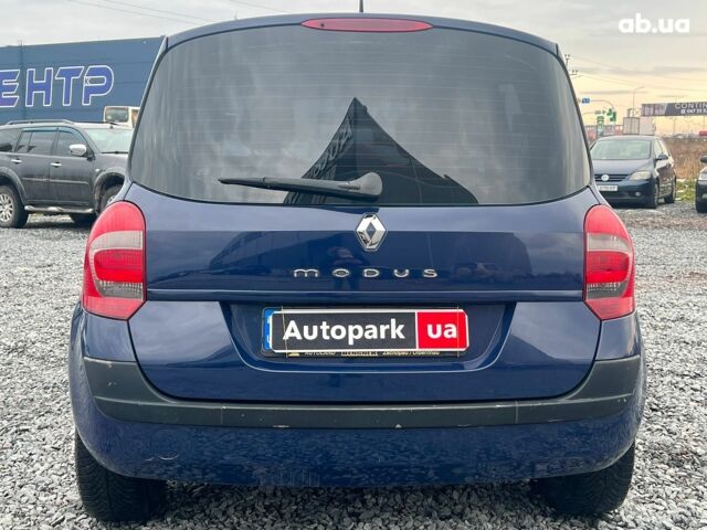 Синій Рено Модус, об'ємом двигуна 1.6 л та пробігом 105 тис. км за 3000 $, фото 5 на Automoto.ua