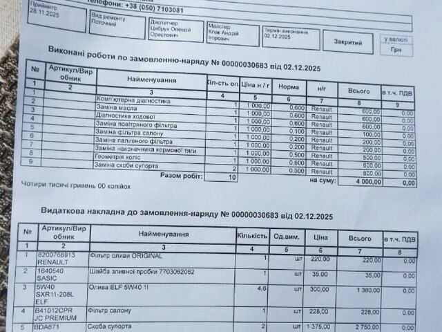 Зеленый Рено Модус, объемом двигателя 1.5 л и пробегом 311 тыс. км за 3200 $, фото 6 на Automoto.ua