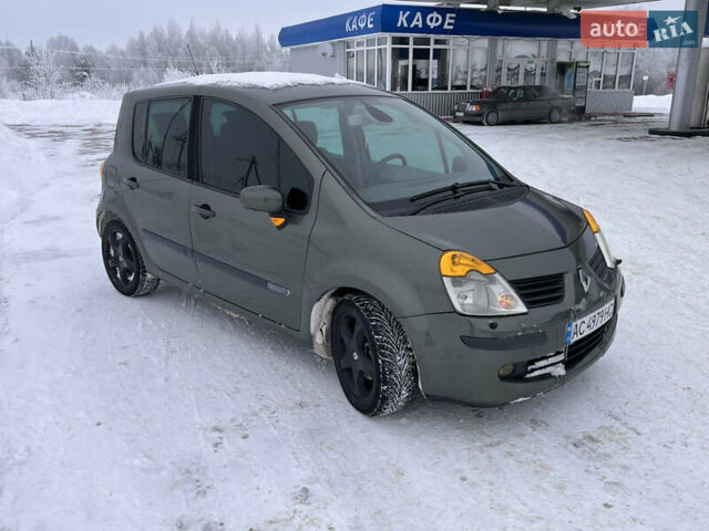 Зелений Рено Модус, об'ємом двигуна 1.6 л та пробігом 239 тис. км за 4200 $, фото 5 на Automoto.ua