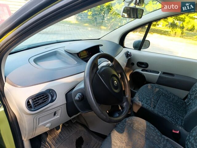 Зелений Рено Модус, об'ємом двигуна 1.39 л та пробігом 191 тис. км за 4400 $, фото 13 на Automoto.ua