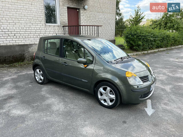 Зелений Рено Модус, об'ємом двигуна 1.6 л та пробігом 229 тис. км за 4200 $, фото 1 на Automoto.ua