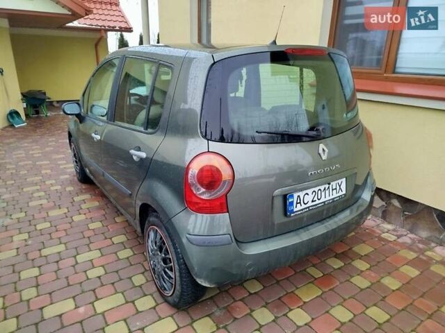 Зелений Рено Модус, об'ємом двигуна 1.6 л та пробігом 178 тис. км за 5000 $, фото 1 на Automoto.ua