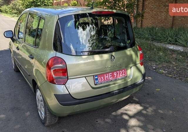 Зеленый Рено Модус, объемом двигателя 1.2 л и пробегом 99 тыс. км за 5600 $, фото 5 на Automoto.ua