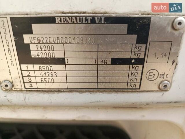 Белый Рено Премиум, объемом двигателя 11.12 л и пробегом 1 тыс. км за 9000 $, фото 9 на Automoto.ua