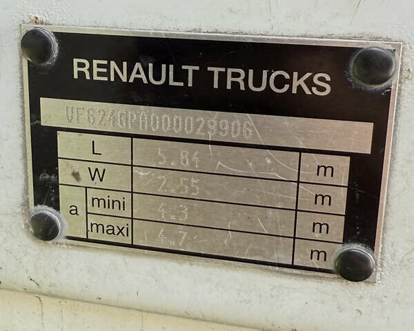 Білий Рено Преміум, об'ємом двигуна 10.8 л та пробігом 1 тис. км за 8500 $, фото 19 на Automoto.ua