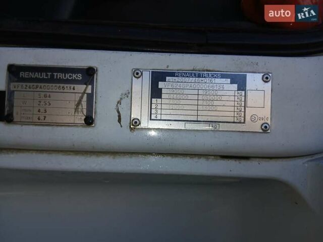 Рено Премиум 2012 в Ровно на Automoto.ua Белый Рено Премиум, объемом двигателя 10.8 л и пробегом 939 тыс. км за 11000 $, фото 10 на Automoto.ua
