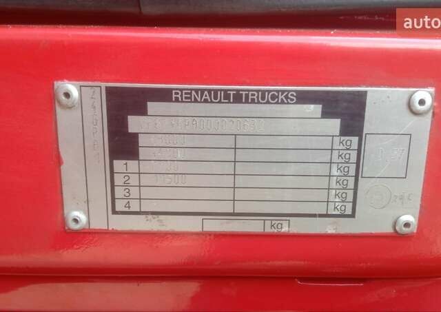 Красный Рено Премиум, объемом двигателя 10.84 л и пробегом 1 тыс. км за 7000 $, фото 9 на Automoto.ua