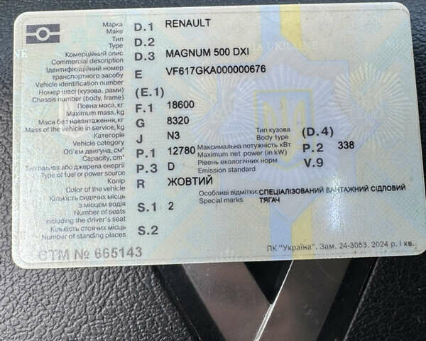 Желтый Рено Премиум, объемом двигателя 0 л и пробегом 1 тыс. км за 6200 $, фото 2 на Automoto.ua