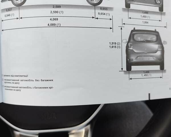 Білий Рено Сандеро СтепВей, об'ємом двигуна 1.46 л та пробігом 42 тис. км за 11950 $, фото 8 на Automoto.ua