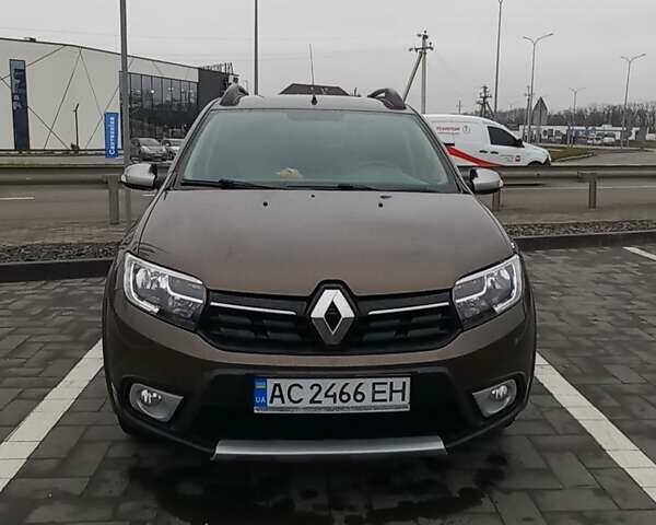 Коричневий Рено Сандеро СтепВей, об'ємом двигуна 0.9 л та пробігом 96 тис. км за 10400 $, фото 8 на Automoto.ua