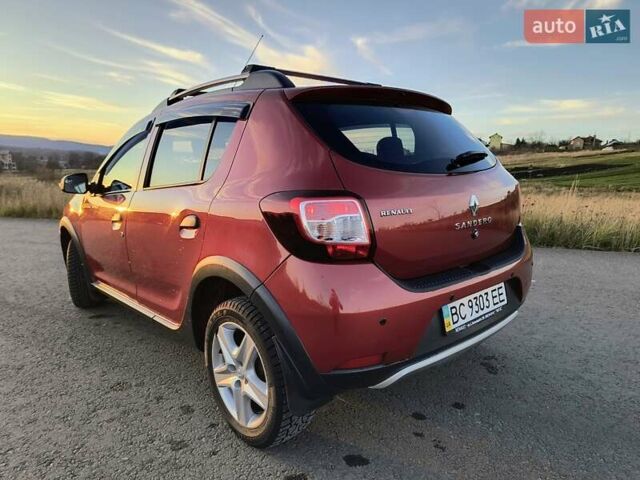 Червоний Рено Сандеро СтепВей, об'ємом двигуна 1.46 л та пробігом 95 тис. км за 8800 $, фото 18 на Automoto.ua