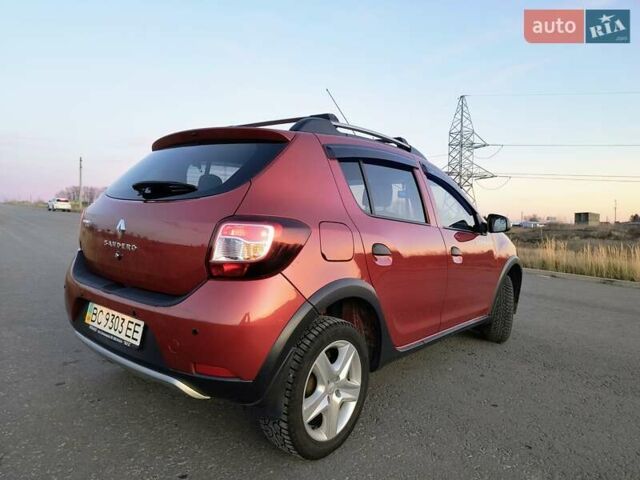 Червоний Рено Сандеро СтепВей, об'ємом двигуна 1.46 л та пробігом 95 тис. км за 8800 $, фото 15 на Automoto.ua