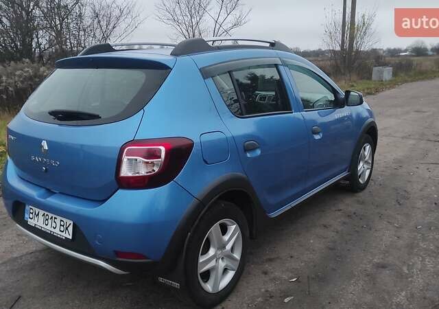 Синій Рено Сандеро СтепВей, об'ємом двигуна 1.6 л та пробігом 115 тис. км за 8300 $, фото 10 на Automoto.ua
