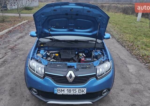 Синій Рено Сандеро СтепВей, об'ємом двигуна 1.6 л та пробігом 115 тис. км за 8300 $, фото 37 на Automoto.ua