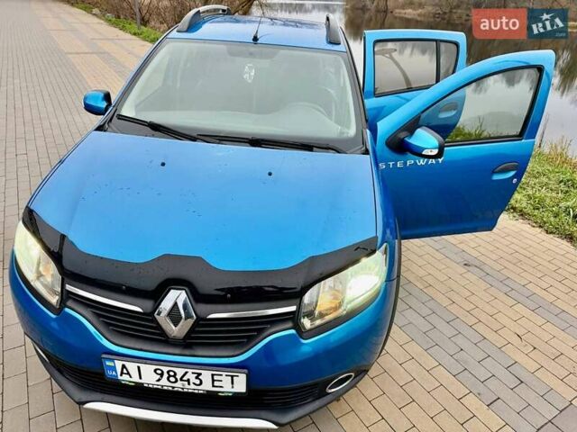 Синий Рено Сандеро СтэпВэй, объемом двигателя 1.46 л и пробегом 129 тыс. км за 8500 $, фото 19 на Automoto.ua
