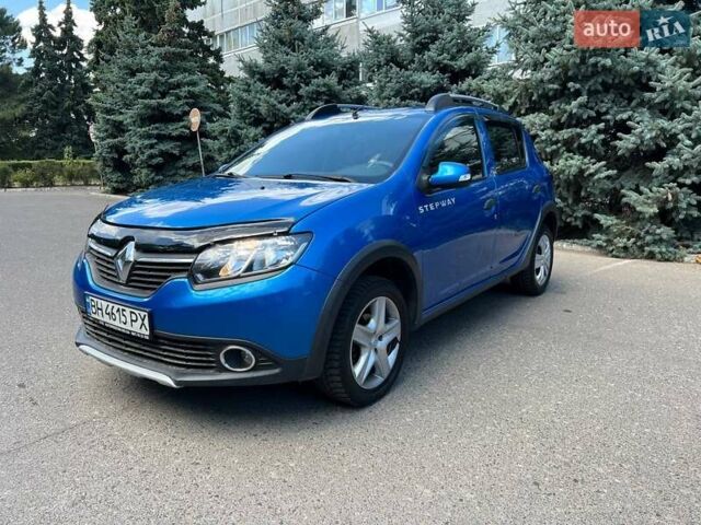 Синий Рено Сандеро СтэпВэй, объемом двигателя 1.5 л и пробегом 140 тыс. км за 5100 $, фото 1 на Automoto.ua
