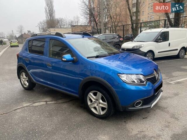 Синий Рено Сандеро СтэпВэй, объемом двигателя 1.6 л и пробегом 165 тыс. км за 8500 $, фото 10 на Automoto.ua