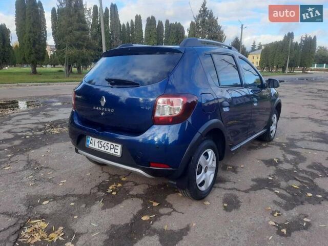 Синий Рено Сандеро СтэпВэй, объемом двигателя 1.46 л и пробегом 180 тыс. км за 8300 $, фото 8 на Automoto.ua