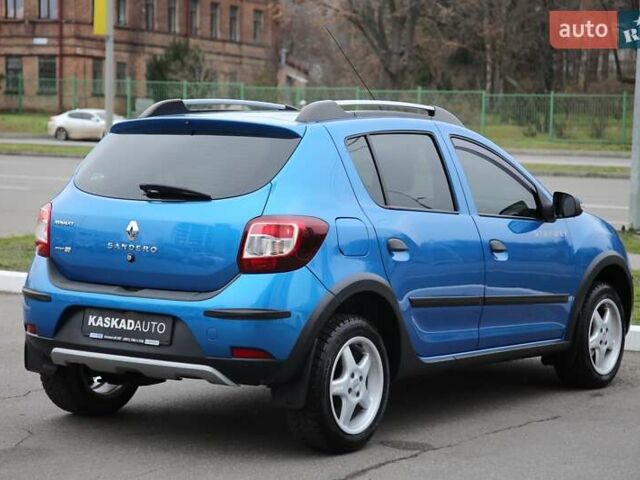 Синій Рено Сандеро СтепВей, об'ємом двигуна 1.46 л та пробігом 92 тис. км за 9800 $, фото 3 на Automoto.ua