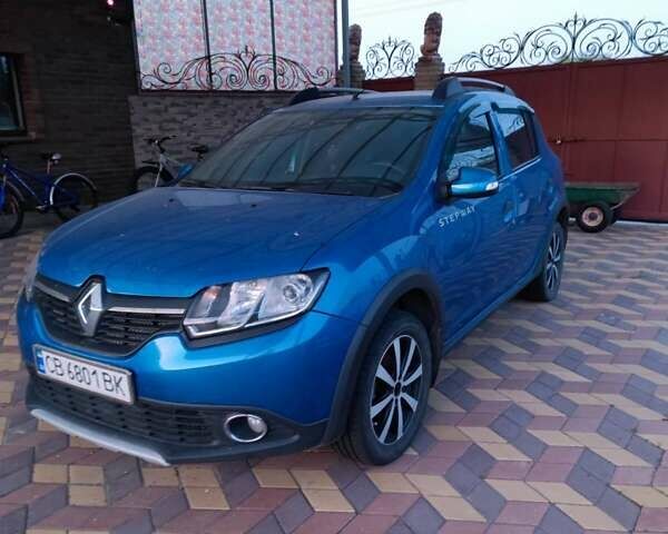 Синий Рено Сандеро СтэпВэй, объемом двигателя 1.46 л и пробегом 110 тыс. км за 9700 $, фото 2 на Automoto.ua