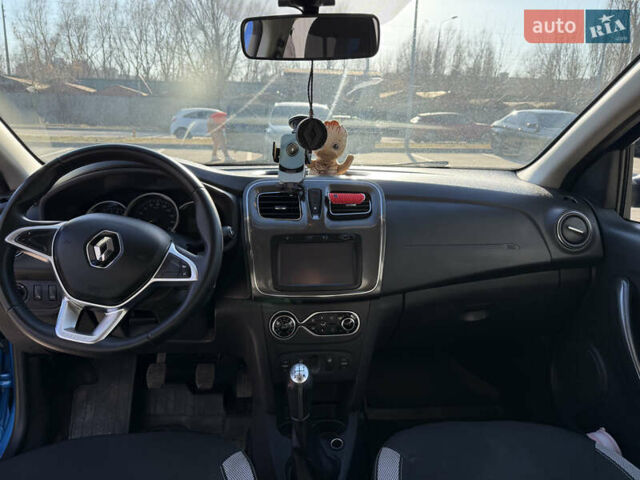 Синий Рено Сандеро СтэпВэй, объемом двигателя 1.46 л и пробегом 144 тыс. км за 11500 $, фото 11 на Automoto.ua