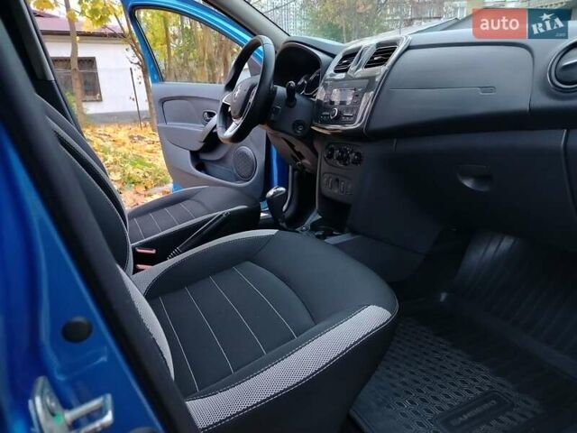 Синий Рено Сандеро СтэпВэй, объемом двигателя 0.9 л и пробегом 100 тыс. км за 8300 $, фото 16 на Automoto.ua