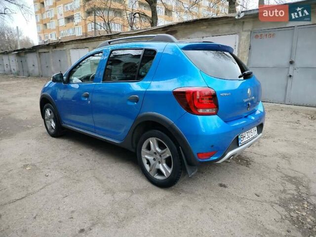 Синий Рено Сандеро СтэпВэй, объемом двигателя 0.9 л и пробегом 100 тыс. км за 7900 $, фото 15 на Automoto.ua