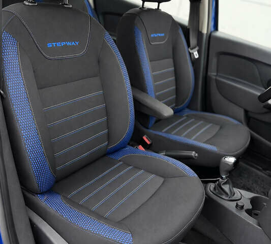 Синий Рено Сандеро СтэпВэй, объемом двигателя 0.9 л и пробегом 75 тыс. км за 11500 $, фото 15 на Automoto.ua