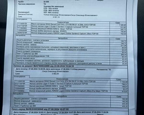 Білий Рено Сандеро, об'ємом двигуна 0.9 л та пробігом 53 тис. км за 9600 $, фото 24 на Automoto.ua