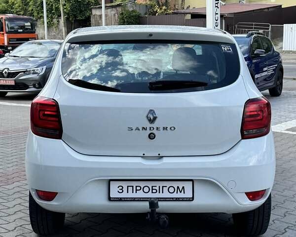 Білий Рено Сандеро, об'ємом двигуна 0.9 л та пробігом 37 тис. км за 10300 $, фото 6 на Automoto.ua