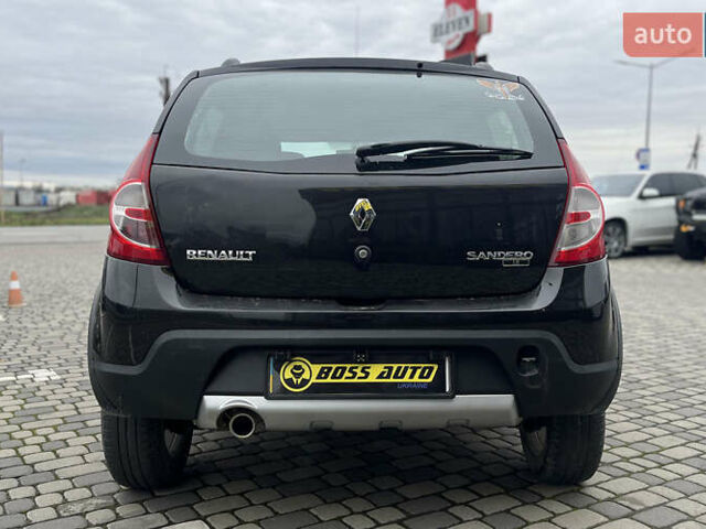 Чорний Рено Сандеро, об'ємом двигуна 1.6 л та пробігом 137 тис. км за 7200 $, фото 5 на Automoto.ua