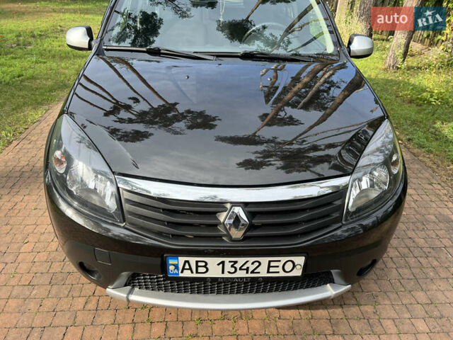 Чорний Рено Сандеро, об'ємом двигуна 1.6 л та пробігом 81 тис. км за 8700 $, фото 90 на Automoto.ua