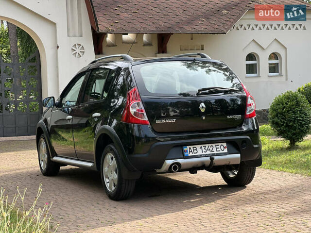 Чорний Рено Сандеро, об'ємом двигуна 1.6 л та пробігом 81 тис. км за 8700 $, фото 9 на Automoto.ua