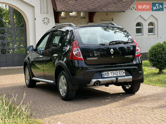 Чорний Рено Сандеро, об'ємом двигуна 1.6 л та пробігом 81 тис. км за 8700 $, фото 8 на Automoto.ua