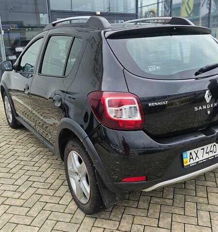 Черный Рено Сандеро, объемом двигателя 1.6 л и пробегом 160 тыс. км за 9000 $, фото 1 на Automoto.ua