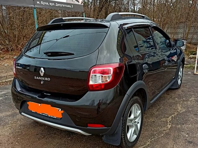 Черный Рено Сандеро, объемом двигателя 1.6 л и пробегом 48 тыс. км за 8500 $, фото 1 на Automoto.ua
