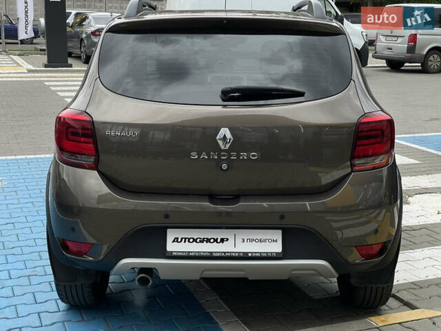 Коричневый Рено Сандеро, объемом двигателя 0.9 л и пробегом 72 тыс. км за 10500 $, фото 3 на Automoto.ua