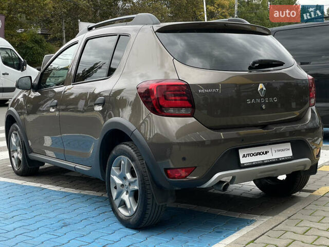 Коричневый Рено Сандеро, объемом двигателя 0.9 л и пробегом 72 тыс. км за 10500 $, фото 4 на Automoto.ua