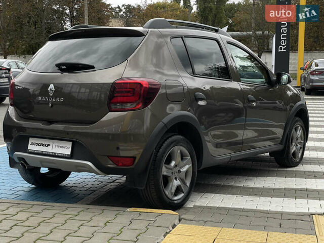 Коричневый Рено Сандеро, объемом двигателя 0.9 л и пробегом 72 тыс. км за 10500 $, фото 2 на Automoto.ua