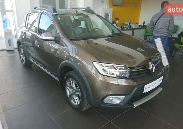 Коричневий Рено Сандеро, об'ємом двигуна 0.9 л та пробігом 80 тис. км за 11411 $, фото 7 на Automoto.ua