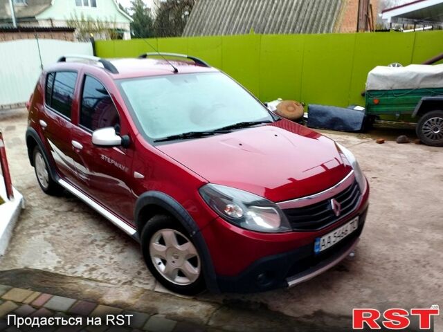 Червоний Рено Сандеро, об'ємом двигуна 1.6 л та пробігом 167 тис. км за 5950 $, фото 3 на Automoto.ua