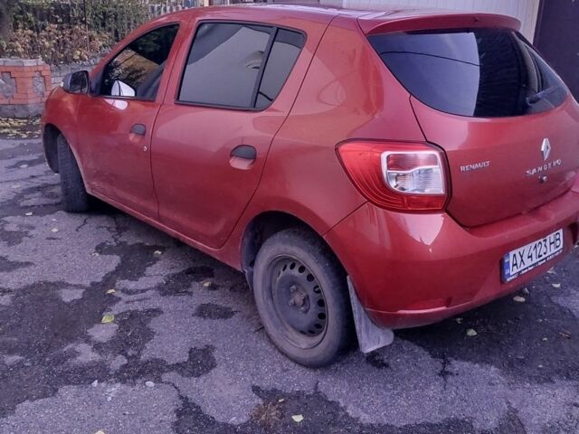 Червоний Рено Сандеро, об'ємом двигуна 1.1 л та пробігом 71 тис. км за 7000 $, фото 1 на Automoto.ua