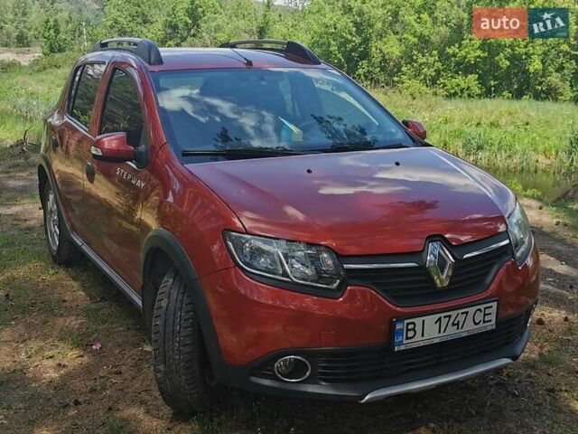 Червоний Рено Сандеро, об'ємом двигуна 1.6 л та пробігом 88 тис. км за 9500 $, фото 1 на Automoto.ua