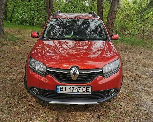 Червоний Рено Сандеро, об'ємом двигуна 1.6 л та пробігом 88 тис. км за 9500 $, фото 6 на Automoto.ua